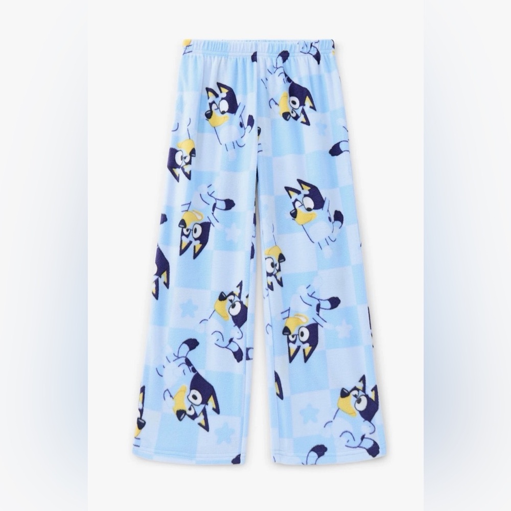 Bluey Kids Fleece Pajama Pants - Sizes M 8 & L 10/12 NWOT